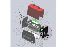 Přední plastový panel pro PEGAS 40 PLASMA PFC