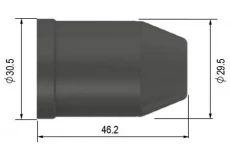 Hubice ø 29,5/30,5 x 46,2 mm 80-120 A pro hořák PT-100/SCP 120