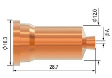 Drážkovací dýza Ø 2,2 mm 120 A pro hořák PT-100, SCP 120