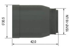 Kontaktní hubice ø 30,5 x 42 mm pro hořák PT-100, SCP 120
