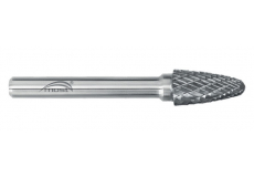 Stromečková fréza se zaoblenou hlavou z tvrdokovu 6 x 19 x 6 mm MOST STANDARD RBF tvar F