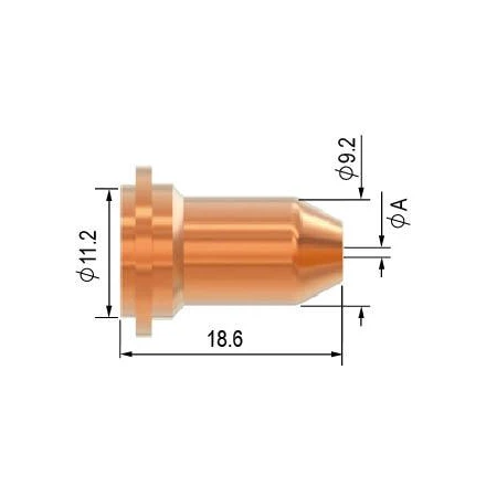 Dýza Ø 0,8 mm 20-30 A pro hořák Parker SCP 60/SCP 40/SCP 25/PT-60/HS-60