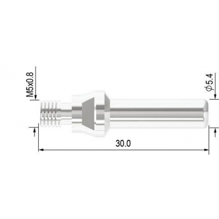 Dlouhá elektroda pro hořák Parker SCP 60/SCP 40/SCP 25/PT-60/HS-60