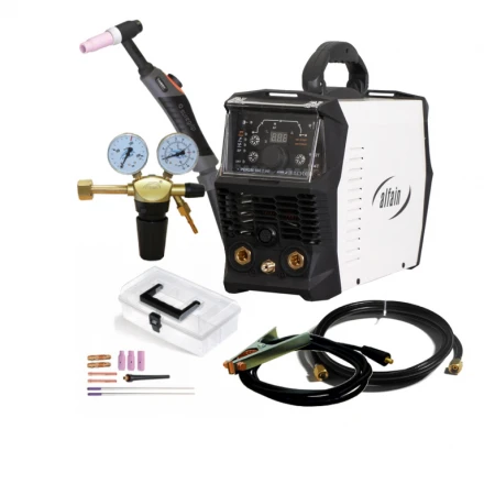 Set svářečka Perun 160 T HF ALFA IN + hořák, startovací sada, RV, kabely