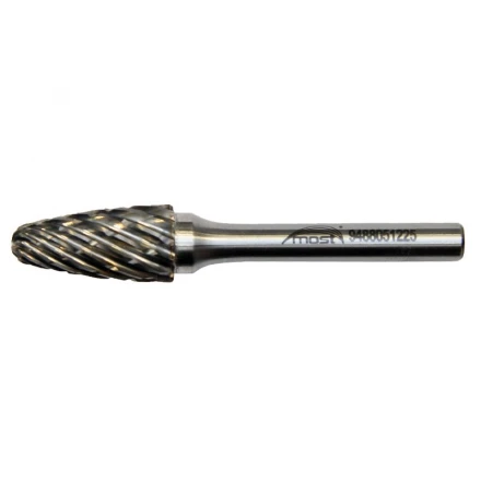 Stromečková zaoblená fréza z tvrdokovu 10 x 20 x 6 mm MOST PRO Steel Cut WRC tvar F