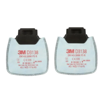 Částicové filtry 3M Secure Click D3138 P3 R