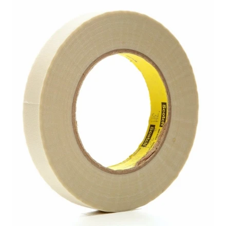 Skelná páska s vysokou tepelnou odolností 19 mm x 55 m 3M 361, bílá