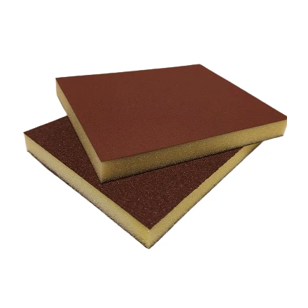 Brusná dvoustranná houba měkká 120 x 98 x 13 mm zrnitost 60
