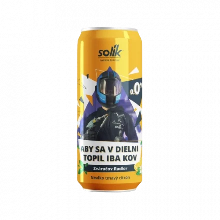 Radler Nealko tmavý citron 0,0% 500 ml