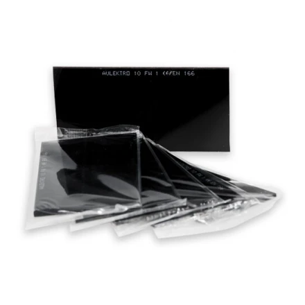 Sklo do svářečské kukly tmavé 60 x 110 mm DIN 10 Evermatic, 106 001