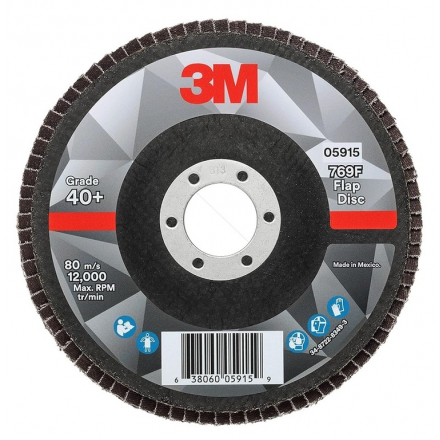 Lamelový kotouč 125 x 22,23 mm zrnitost 40+ 3M 769F typ T29