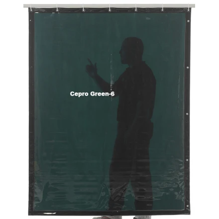 Svářecí zástěna CEPRO Green-6 280 x 140cm