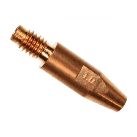 Špička CuCrZr závit M6 x ∅ 8 mm délka 33 mm pro drát 1,0 mm