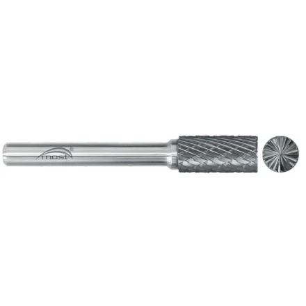 Válcová fréza s čelním ozubením z tvrdokovu 6 x 16 x 6 mm MOST STANDARD ZYA-S tvar B