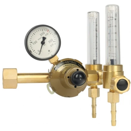 Redukční ventil ARGON/CO2 200 bar 2 x 30 l/min UNICONTROL GCE