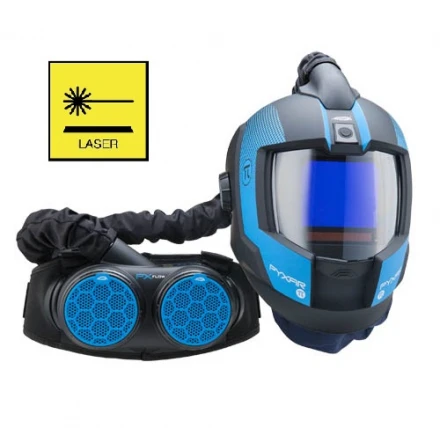 Svářecí kukla MOST PYXAR PI AIR s laserovým ochranným filtrem YAG + filtroventilace PX-FLOW + taška