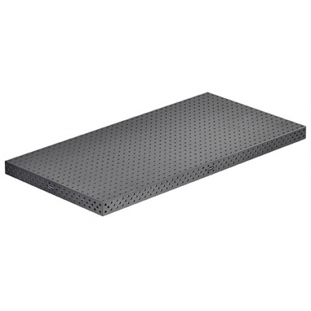 Svařovací stůl 2000 x 1000 x 100 mm bez nohou 3D PROFIPlusLINE systém 16 Demmeler, PE16-01002-500