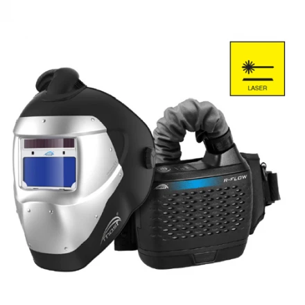 Svářecí kukla MOST 100LW AIR s laserovým ochranným filtrem + filtroventilace R-FLOW + taška