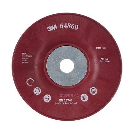 Unašeč pod vulkánfibrový disk 115 mm M14 3M, 64860