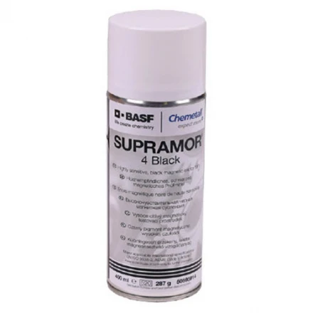 Sprej pro magnetickou defektoskopii černý SUPRAMOR 4 BLACK 400 ml
