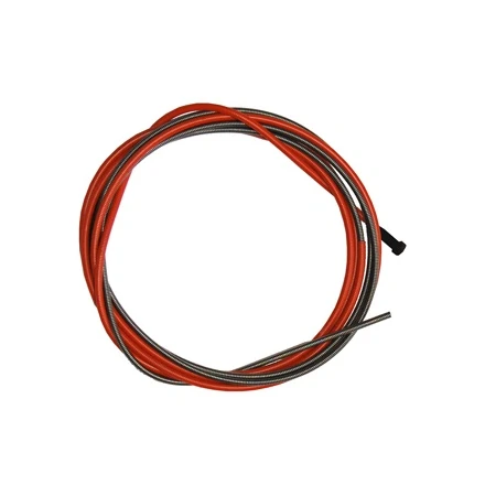 Ocelový bowden červený 2,0 x 4,5 x 4400 mm pro drát Ø 1,0–1,2 mm