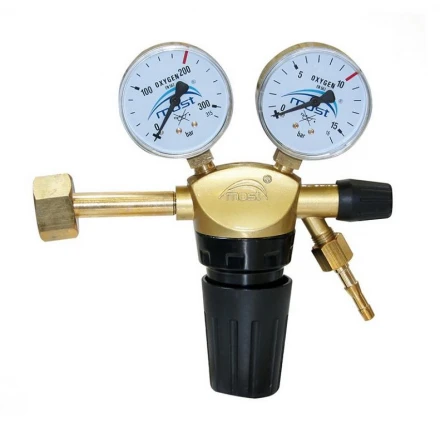 Reducing valve OXYGEN 200/10 bar Brass MOST (CZ standard)