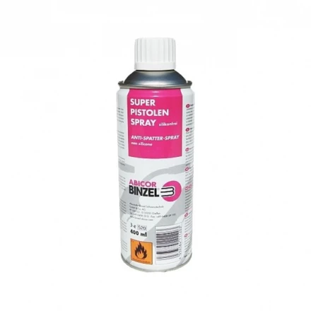 Protirozstřikový sprej na hořáky CO2 Super Pistolen Spray Abicor Binzel 400 ml