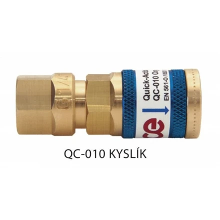 Rychlospojka na redukční ventil G 1/4" O2 GCE