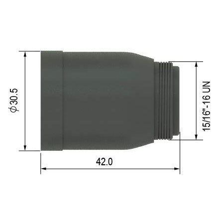 Kontaktní hubice ø 30,5 x 42 mm pro hořák PT-100/SCP 120 Parker