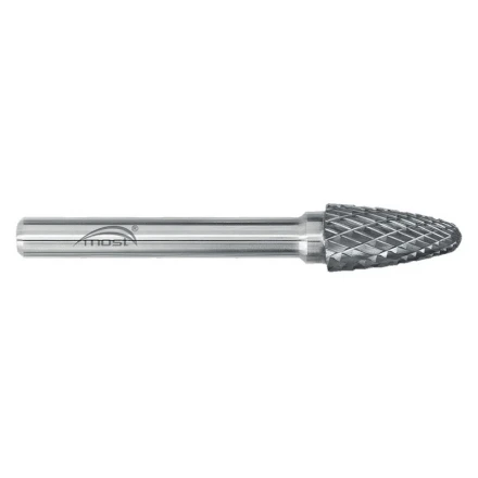 Stromečková fréza se zaoblenou hlavou z tvrdokovu 6 x 19 x 6 mm MOST STANDARD RBF tvar F