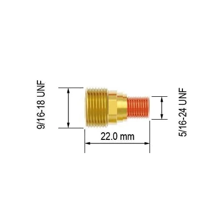 Držák kleštiny se sítkem 2,4 x 22 mm PARKER SGT 9/20