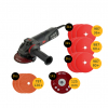 Úhlová bruska 125 mm M14 + disky 3M Cubitron II 987C a 787C s unašečem
