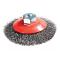Kotoučový kartáč ø 100 x 10 mm vlnitý nerezový drát 0,30 mm M14 MOST