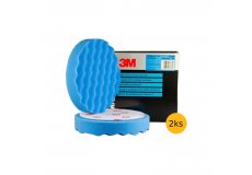 Leštící kotouč pěnový vlnitý 150 mm 3M Perfect-It Ultrafine modrý, 50388, 2 ks