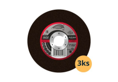Řezný kotouč 125 x 1,0 mm MOST FUTURA PRO INOX typ 41, sada 3 ks
