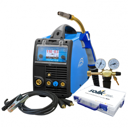 Svářecí set svářečka Fanmig 202 LCD MOST + hořák, RV, kabely a startovací sada
