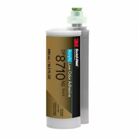 Lepidlo akrylové dvousložkové 3M Scotch-Weld DP8710NS černé 490 ml