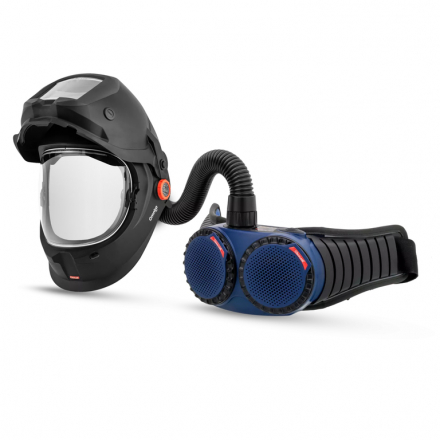 Svářecí kukla CleanAIR Omnira COMBI Air s filtrací AerGO a hadicí