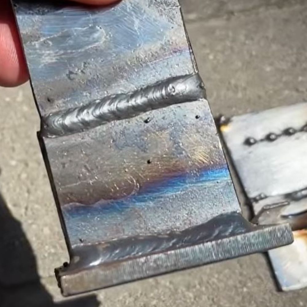 MIG MAG svařování oceli se svářečkou Fanmig J5 LCD - silnější materiály