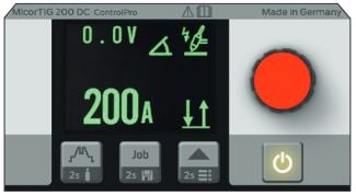 Ovládací panel svářečky MicorTig 200 ControlPro Lorch