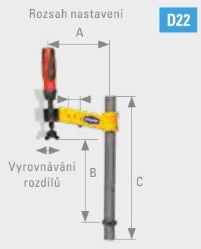 Vyrovnávací svěrka D22 Demmeler D22-07001-000
